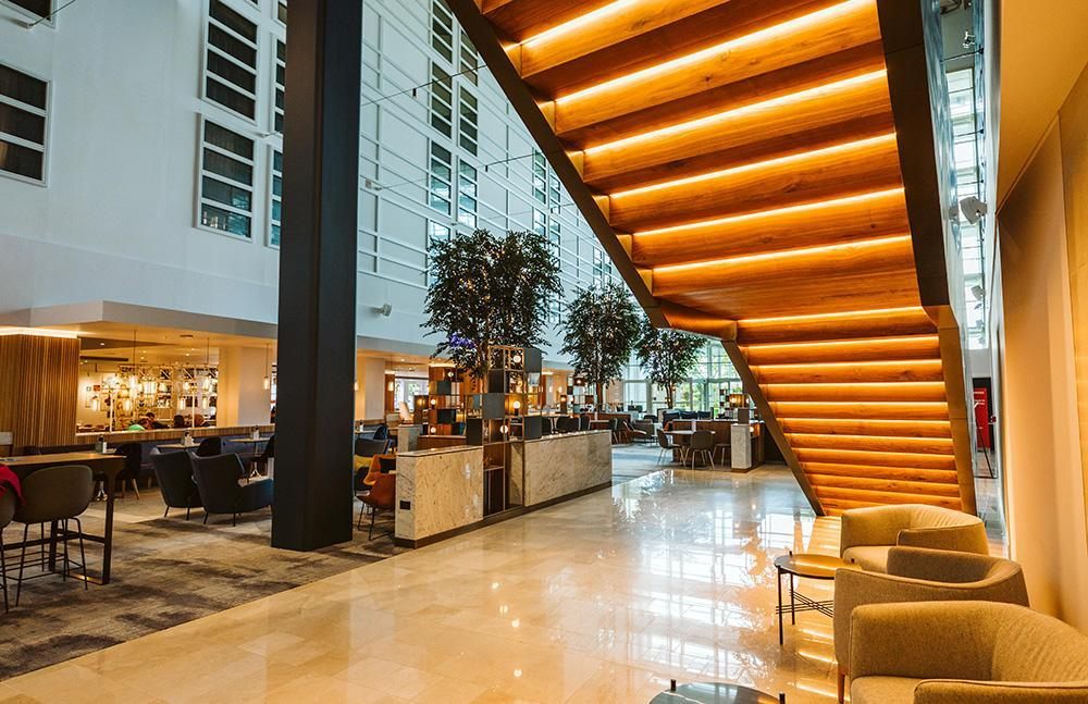 Marriott Heathrow atrium