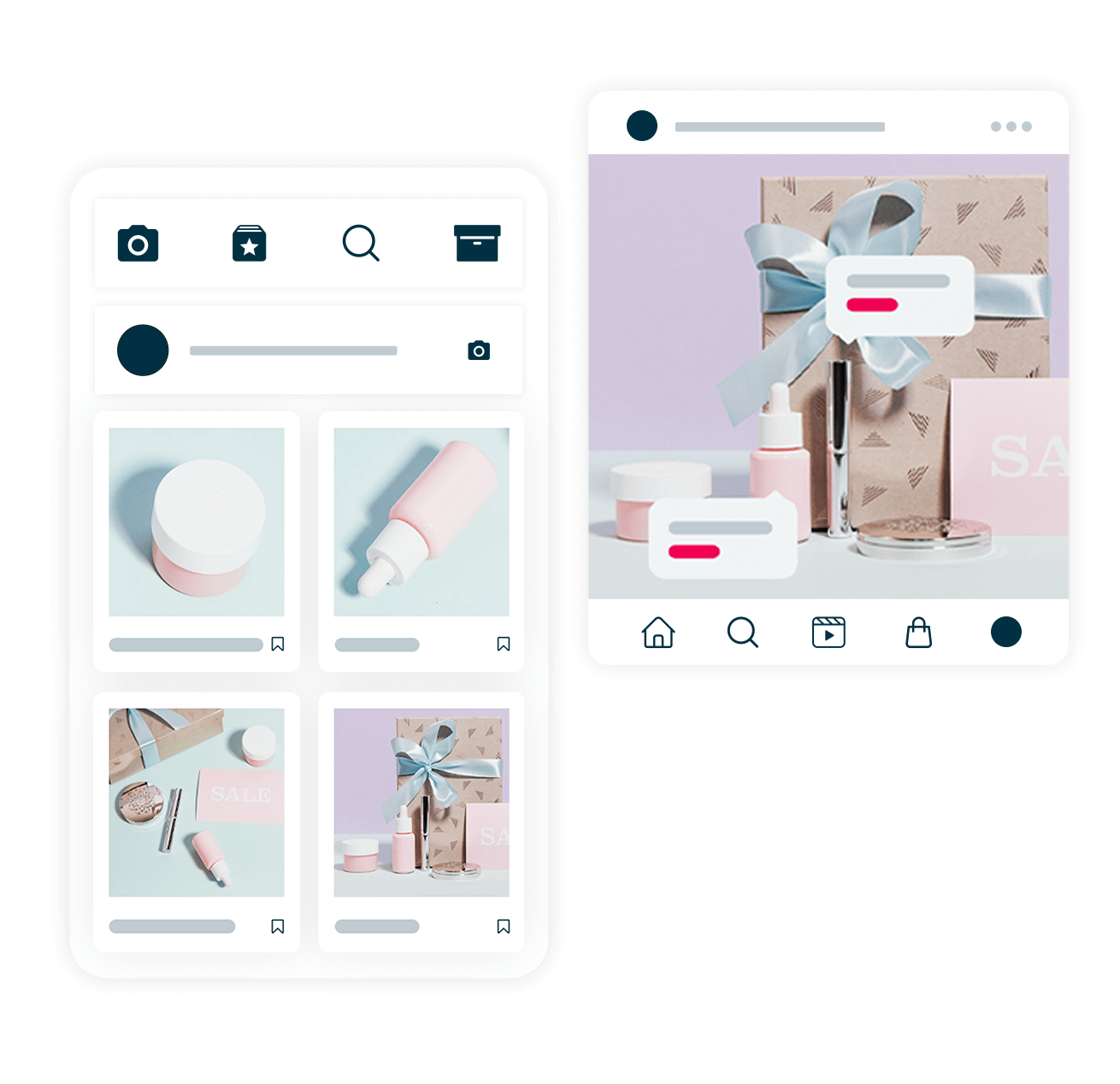 mobile ecommerce user interface