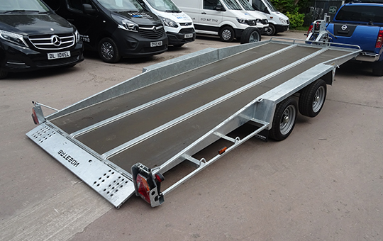 16FT 2 axle 3 Ton Hydraulic Tilt Trailer