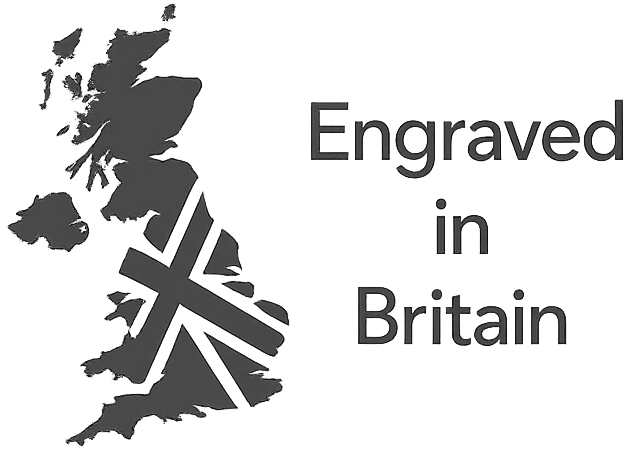 Engraved in britain