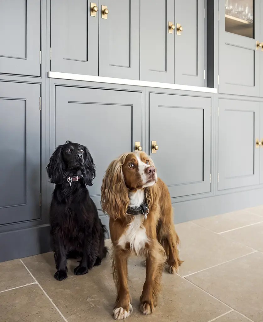 Limestone floor in a completed DOGA Stone home project