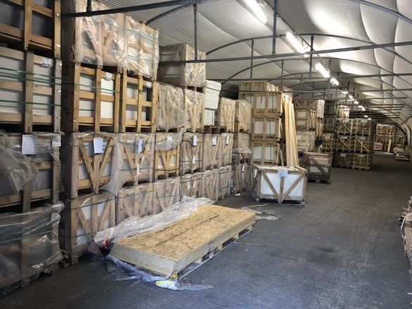 DOGA Stone container loading and crated stone