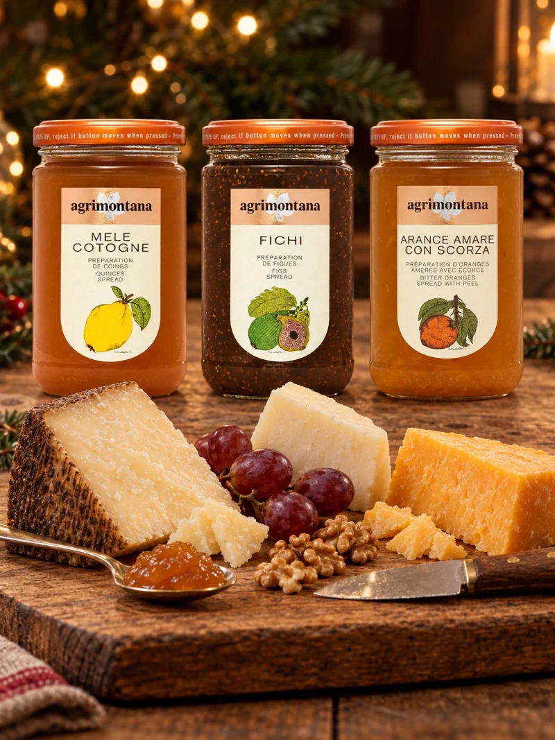 A cheeseboard trio