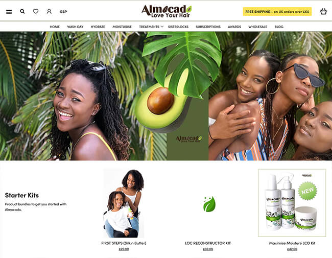 Almocado website screenshot