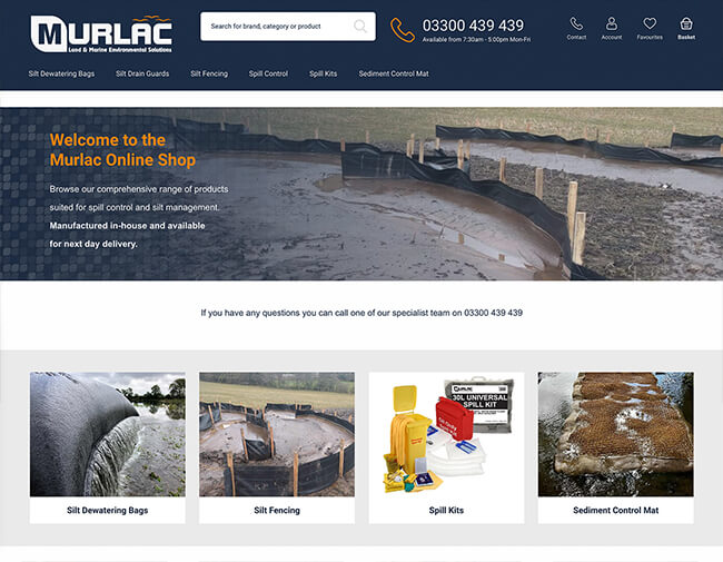 Murlac website screenshot