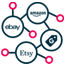 multi-channel ecommerce icon