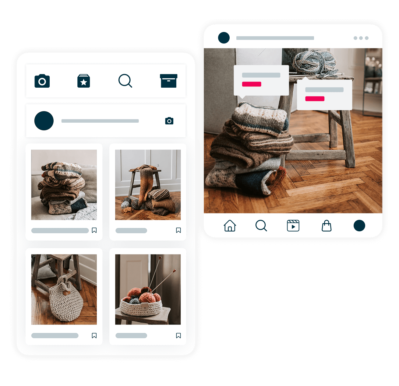 mobile ecommerce user interface
