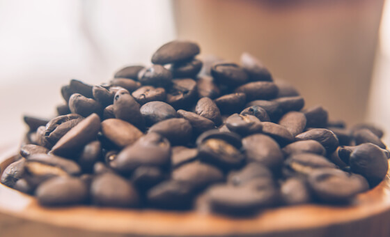 coffee beans in a bowl