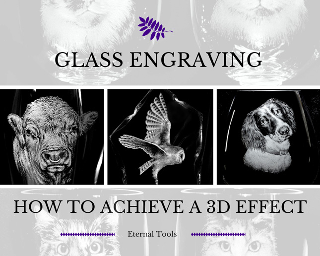 How to easily etch glass with dremel grinder and or chemical etching creme.