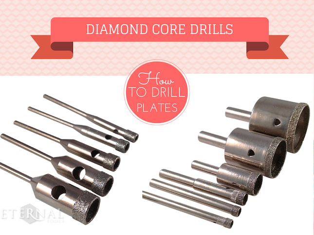 Diamond Core Drills By Eternal Tools. Use to drill a hole through plates. 