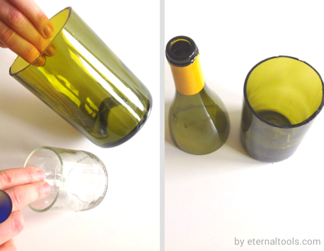 How to cut a glass bottle - DIY 