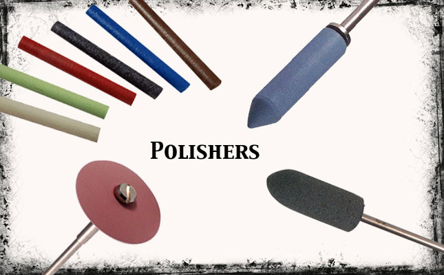 Mini Rubber Silicone Polishers and grey rubber silicone polsihers for glass engraving by Eternal Tools