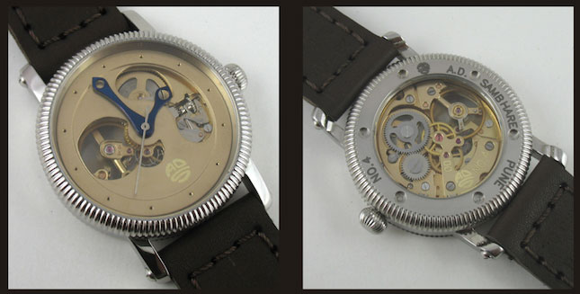 Skeleton wristwatches by A D Sambhare for Eternal Tools